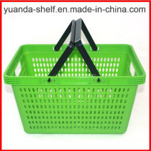 Large Size Plastic Shopping Basket for Supermarket and Convenient Shop